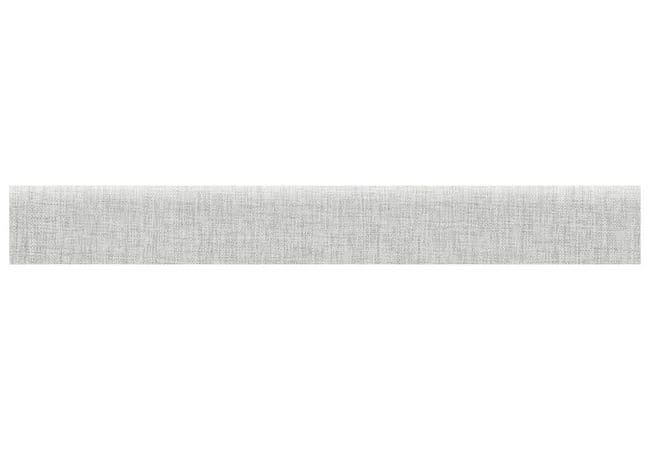 Anatolia Tile Crossweave Flax Porcelain 3 x 24 Bullnose Matte, Anatolia Tile & Stone