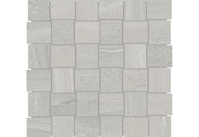 Anatolia Tile Davenport Ash Porcelain 2 x 2 Basketweave Mosaic Matte — Anatolia Tile & Stone