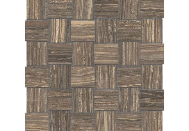 Anatolia Tile Eramosa Natural Porcelain 2 X 2 Basketweave Mosaic Matte — Anatolia Tile & Stone