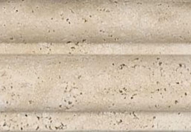 Anatolia Tile Ivory Travertine 2x12 Aspendos Chairrails Honed 77 384 — Anatolia Tile & Stone