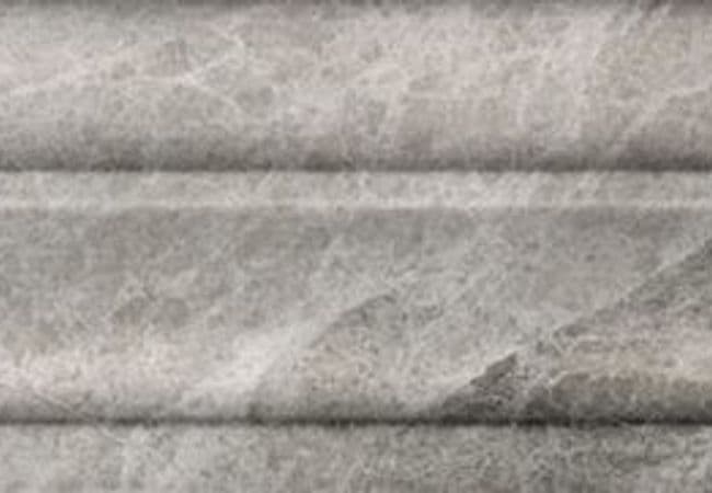 Anatolia Tile Phantasie Gray Marble 2x12 Aspendos Chairrails Polished 77 406, Anatolia Tile & Stone