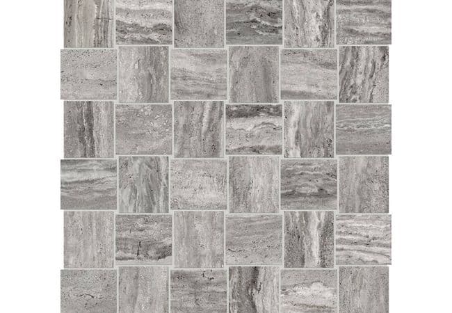 Anatolia Tile Precept Mica Porcelain 2 X 2 Basketweave Mosaic Matte, Anatolia Tile & Stone