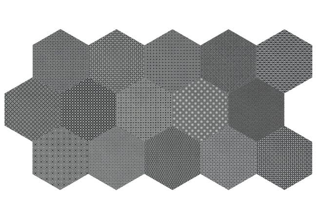 Anatolia Tile Silk Porcelain 8.5 In Hexagon Blend Pressed Matte, Anatolia Tile & Stone