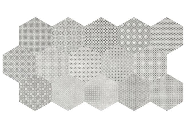 Anatolia Tile Wool Porcelain 8.5 In Hexagon Blend Pressed Matte, Anatolia Tile & Stone