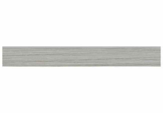 Anatolia Tile Zera Annex Silver Porcelain 3 X 24 Bullnose Matte — Anatolia Tile & Stone