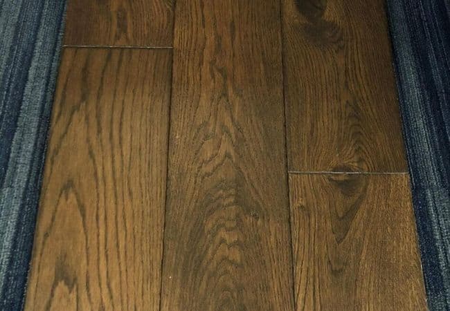 Canadian Standard Brand Surfaces Oak Smoked Tobacco 6-1/2" x 3/4" Engineered Hardwood, Canadian Standard
