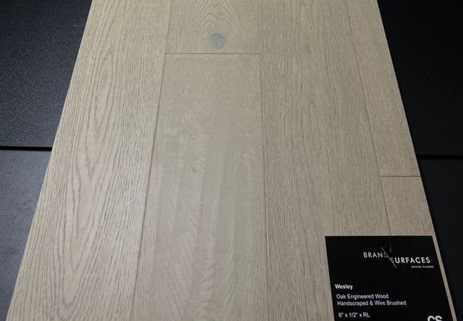 Canadian Standard Brand Surfaces Oak Wesley 6-1/2" Engineered Hardwood, Canadian Standard