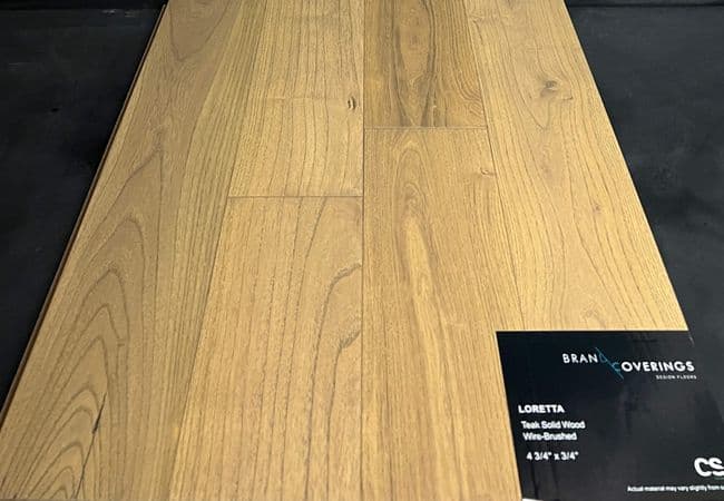 Brand Coverings Teak Hardwood Loretta — Canadian Standard