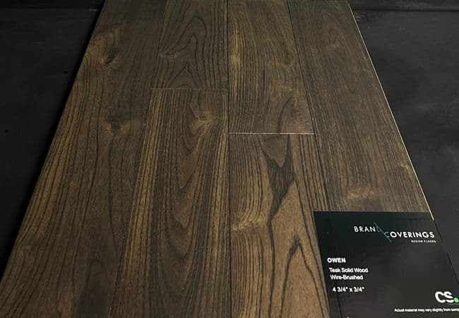 Brand Coverings Teak Hardwood Owen — Canadian Standard