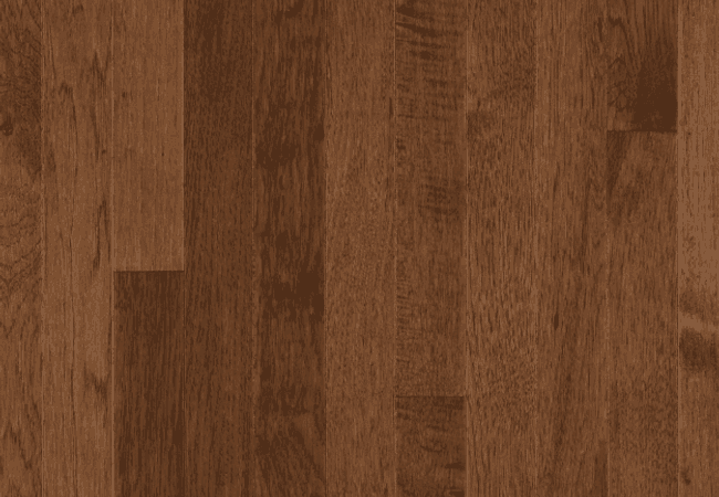 Bruce Treasures Hickory Plymouth Brown 2-1/4" x 3/4" Solid Hardwood, Bruce Flooring