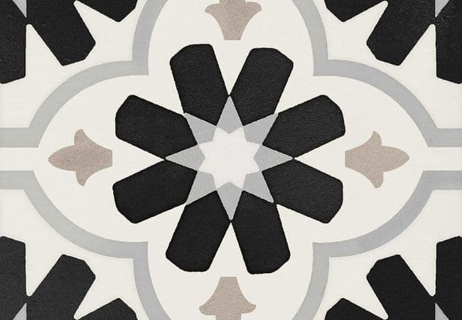 Ceratec Tile Anthology Etnic C B&W Deco, Ceratec Tiles