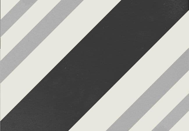 Ceratec Tile Anthology Geo B B&W Deco, Ceratec Tiles
