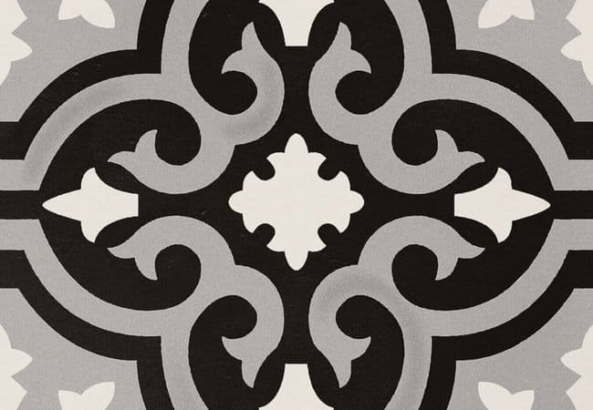 Ceratec Tile Anthology Original B B&W Deco, Ceratec Tiles