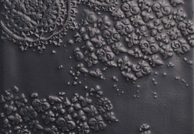 Ceratec Tile Genesi 26 Anthracite Decor — Ceratec Tiles