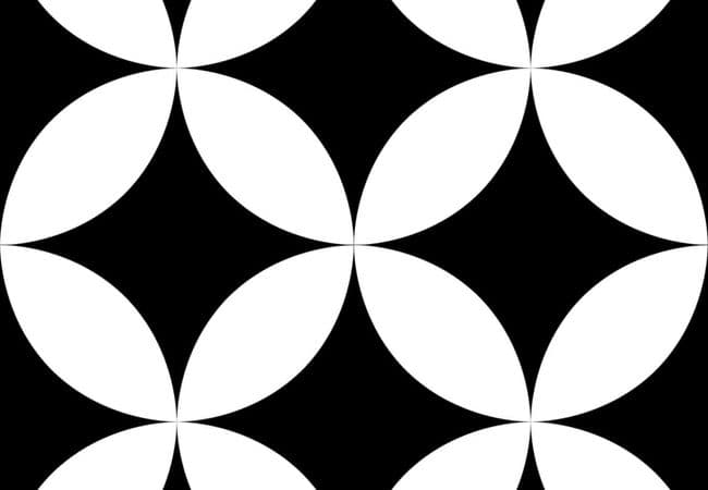Ceratec Tile Retromix Circle BWNM — Ceratec Tiles