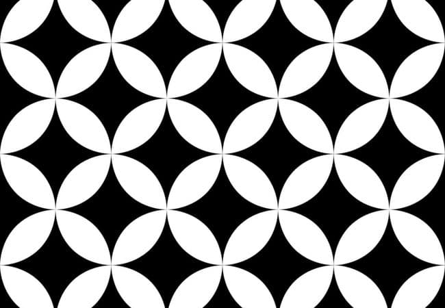 Ceratec Tile Retromix Circle BWNS — Ceratec Tiles