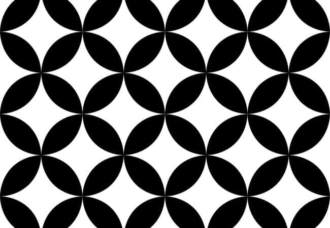 Ceratec Tile Retromix Circle BWPS, Ceratec Tiles