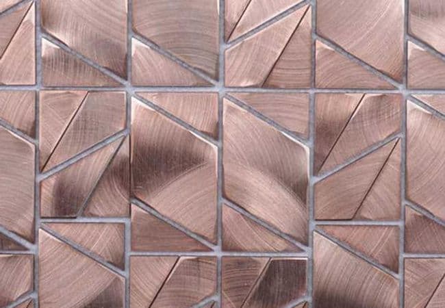 Ciot Tile Alumglam Italic Rose Gold, Ciot Tiles