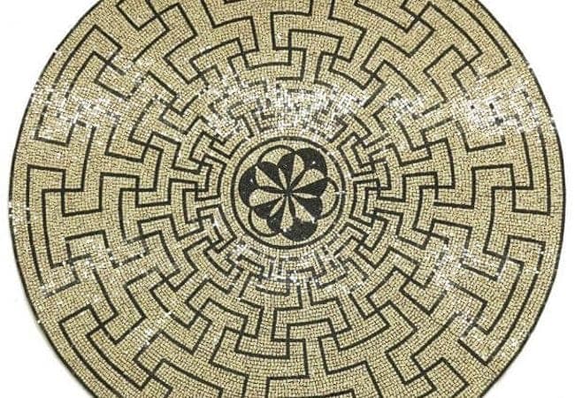 Ciot Tile Antico Labirinto 1 Medallion 59.5'' — Ciot Tiles