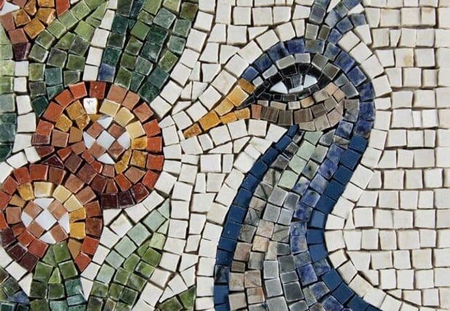 Ciot Tile Arazzo Pavone 1 8.5''x8.5'', Ciot Tiles