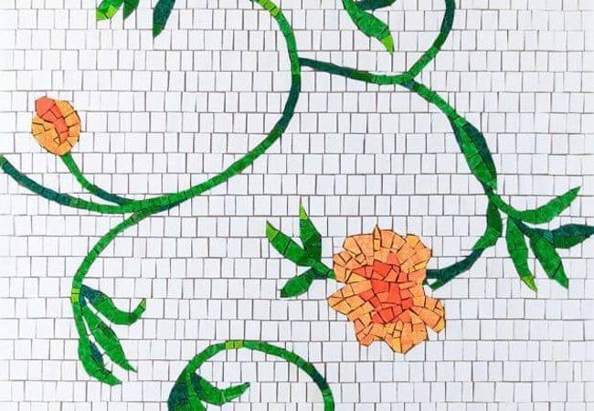 Ciot Tile Botanica Fiori 2 30''x30'' — Ciot Tiles
