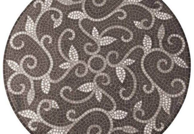 Ciot Tile Botanica Silea 2B Medallion 30'' Top Of Table, Ciot Tiles
