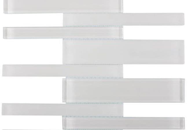 Ciot Tile Glass Mondrian Ice Blend Linear Offset, Ciot Tiles