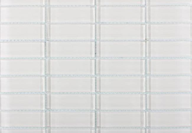 Ciot Tile Glass Polar White 1''x3'', Ciot Tiles