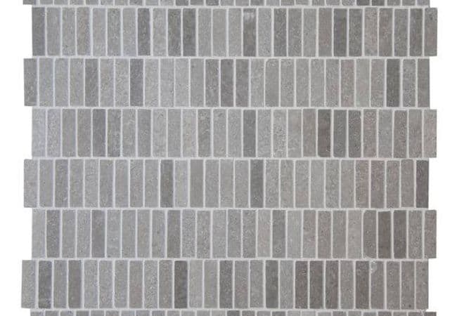 Ciot Tile Mudmosaic Brickchip Ash Honed 1,5''x0,45'', Ciot Tiles