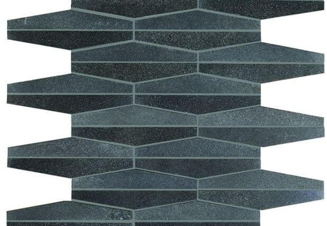 Ciot Tile Mudmosaic Cabana 2 Coal 2''x6'', Ciot Tiles