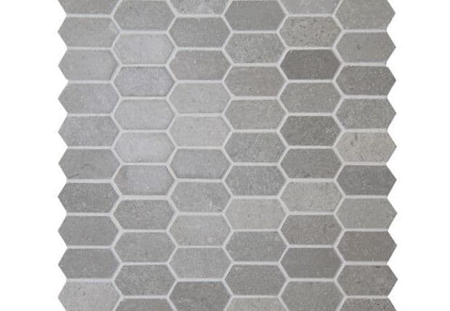 Ciot Tile Mudmosaic Rock 1 Ash Honed 1''x2'', Ciot Tiles
