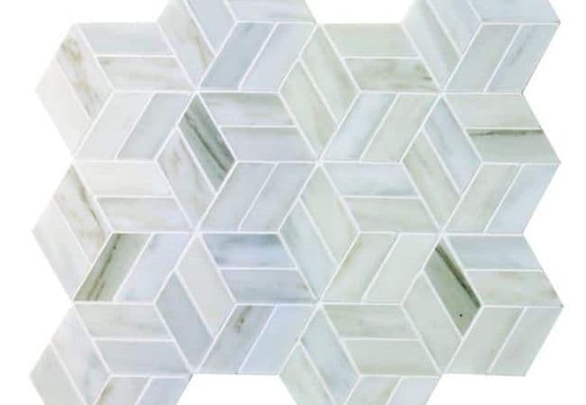 Ciot Tile Mudmosaic St Henri Mist Polished, Ciot Tiles