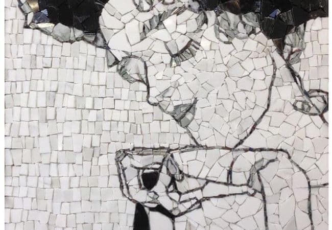 Ciot Tile Omaggio Gertie Schiele 1 24''x24'', Ciot Tiles
