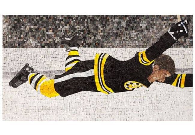 Ciot Tile Omaggio Hockey Bobby Orr 1 36.38''x20.25'' — Ciot Tiles