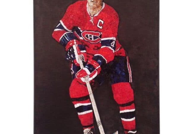 Ciot Tile Omaggio Hockey Jean Beliveau 1 24.38''x36.5'', Ciot Tiles