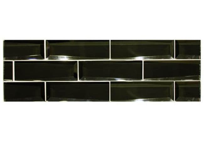 Ciot Tile Specchio Beveled Antracite 2''x6'', Ciot Tiles