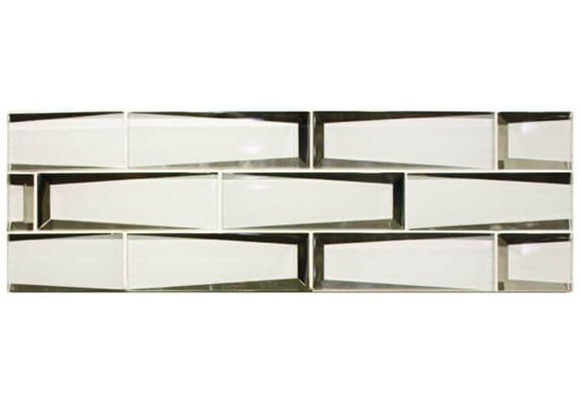 Ciot Tile Specchio Beveled Bianco 2''x6''