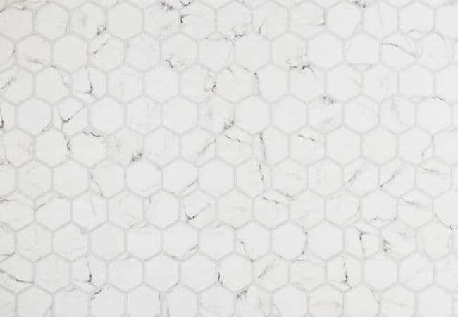 Ciot Tile Stone Glass Hexagon Statuario, Ciot Tiles