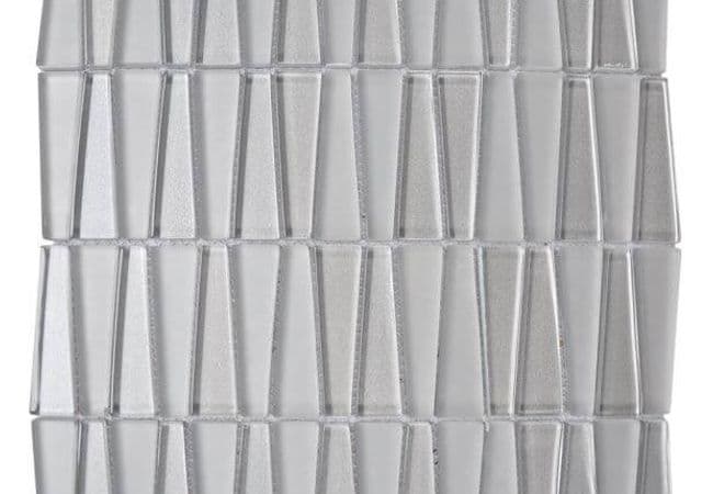 Ciot Tile Trapezium Bright Silver 0.75''x3'', Ciot Tiles