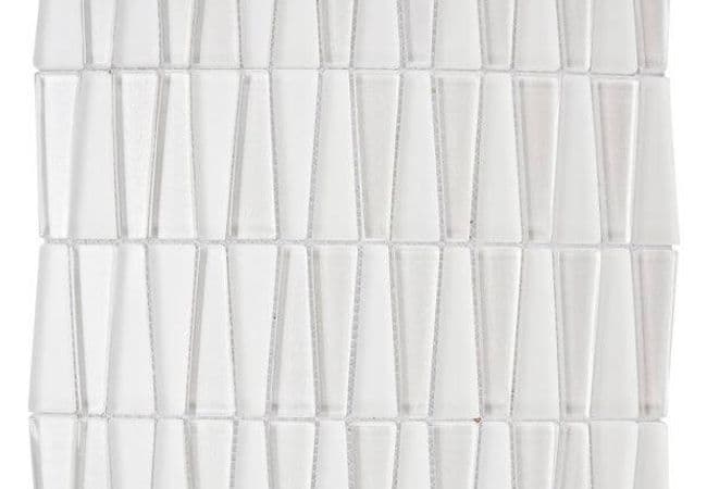 Ciot Tile Trapezium Pearl White 0.75''x3'', Ciot Tiles