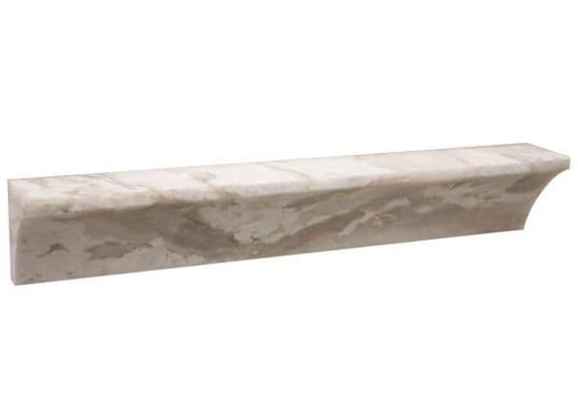 Ciot Tile 2''x12'' Collection Alexandra Nuvolato Cornice Molding Polished — Ciot Tiles