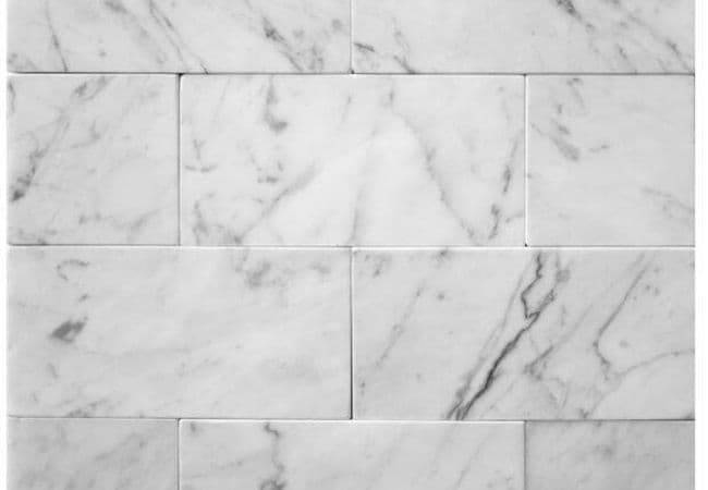 Ciot Tile Bianco Carrara Polished 3''x6'', Ciot Tiles