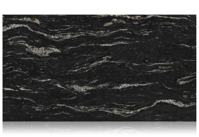 Ciot Tile Black Cosmic Leather Finish 1 1/4'' — Ciot Tiles