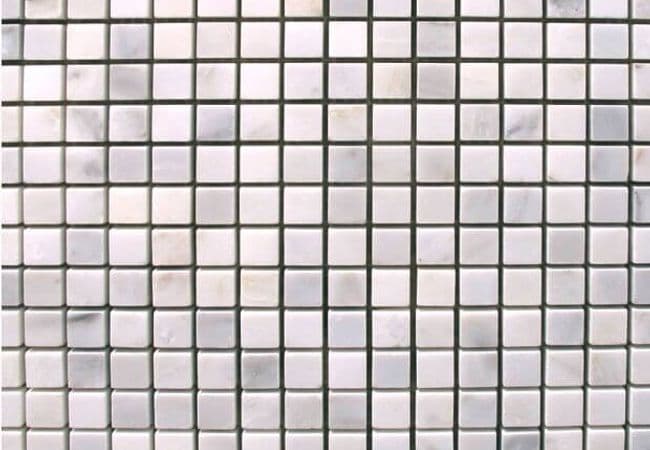 Ciot Tile Classic White Mosaic Polished 5/8''x5/8'', Ciot Tiles