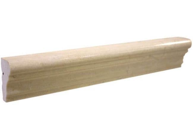 Ciot Tile Crema Marfil Frame Molding Polished 2''x12'', Ciot Tiles