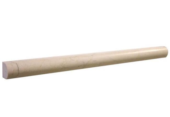 Ciot Tile Crema Marfil Pencil Molding Honed 3/4''x12'' — Ciot Tiles