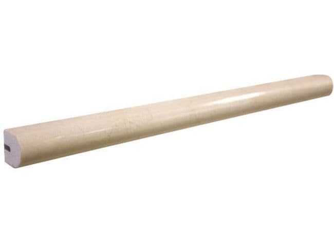 Ciot Tile Crema Marfil Pencil Molding Polished ¾''x12'', Ciot Tiles