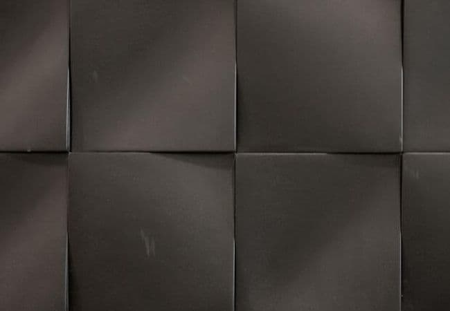 Ciot Tile Fifth Avenue Wave Preto Satin Finish 8''x8''