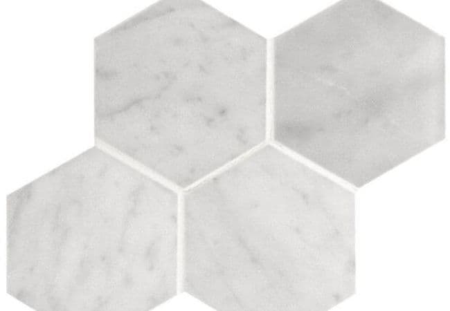 Ciot Tile Hexagon Bianco Carrara Polished 2 7/8'' — Ciot Tiles
