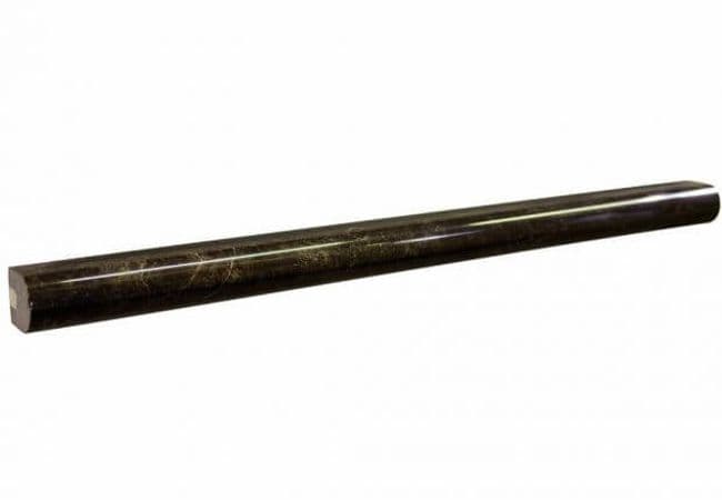 Ciot Tile Laurent Brown pencil Molding Polished ¾''x12'' — Ciot Tiles